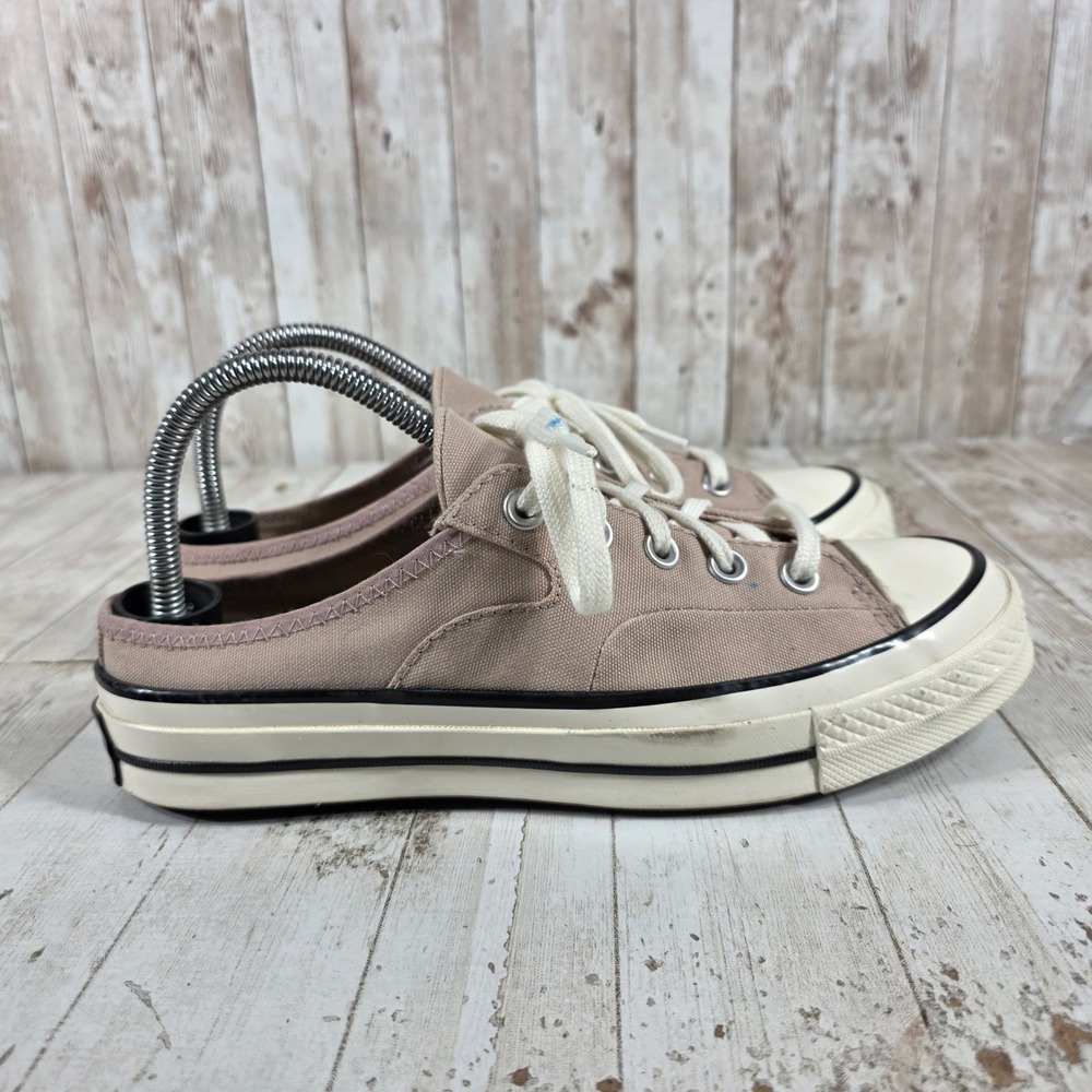 Converse Chuck 70 Dainty Mule Mauve Pink Canvas Slip On Sneakers Womens 8